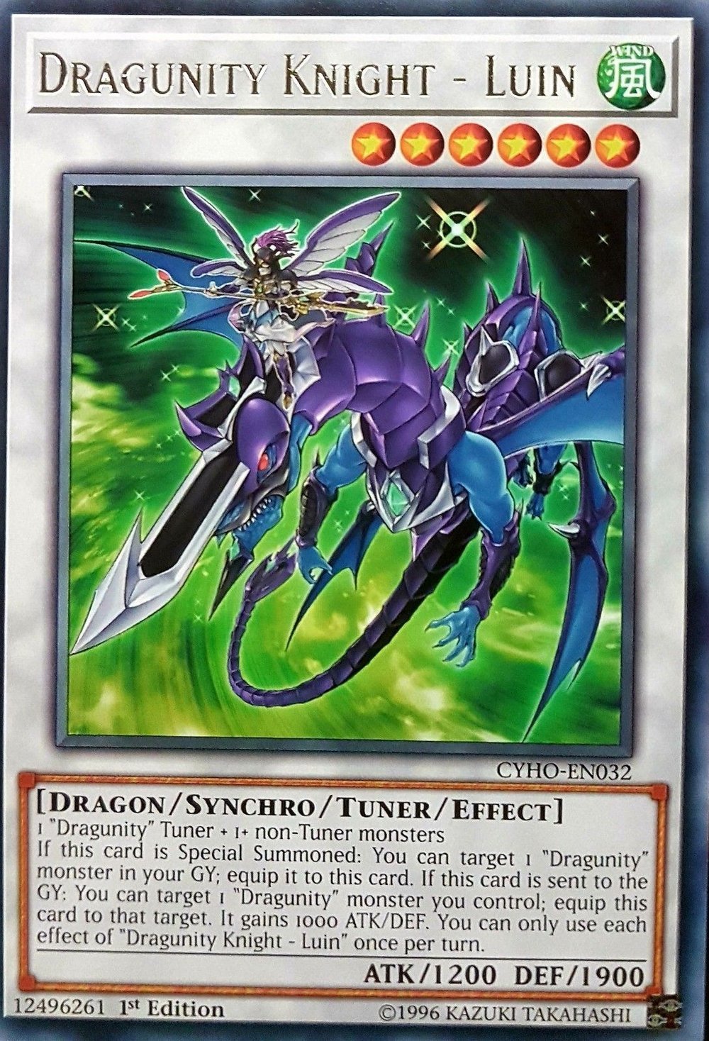 dragunity cards yugioh Amazon.com: Yu-Gi-Oh! - Dragunity Knight - Luin - CYHO-EN032 - Rare - 1st  Edition