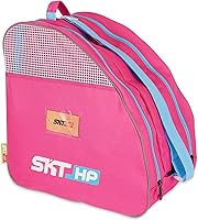 Vista 10 de Bolsa de patinaje con correa ajustable para el hombro para niños y adultos para sostener patines en línea y rodilleras