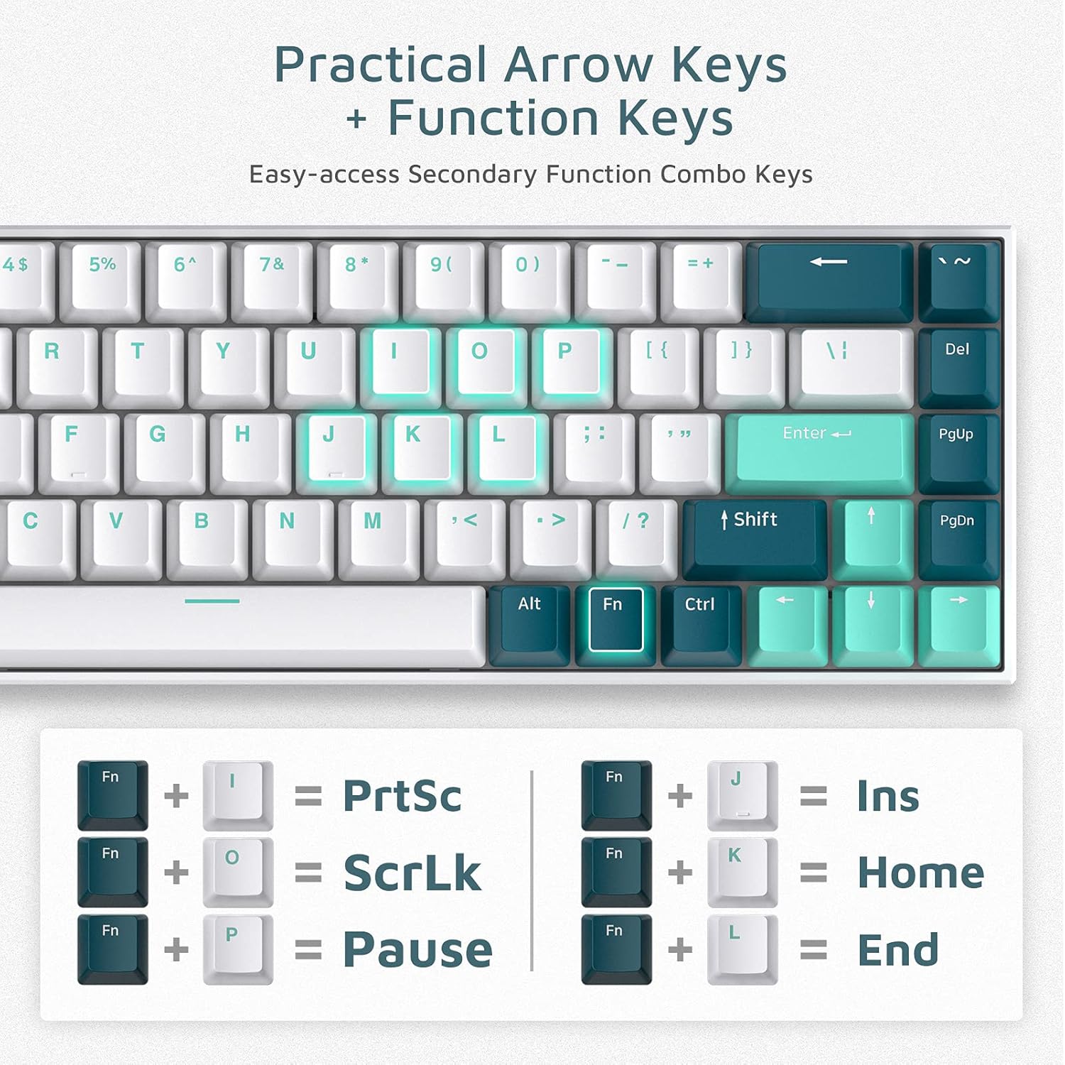 FL ESPORTS F12 Keyboard function key combinations