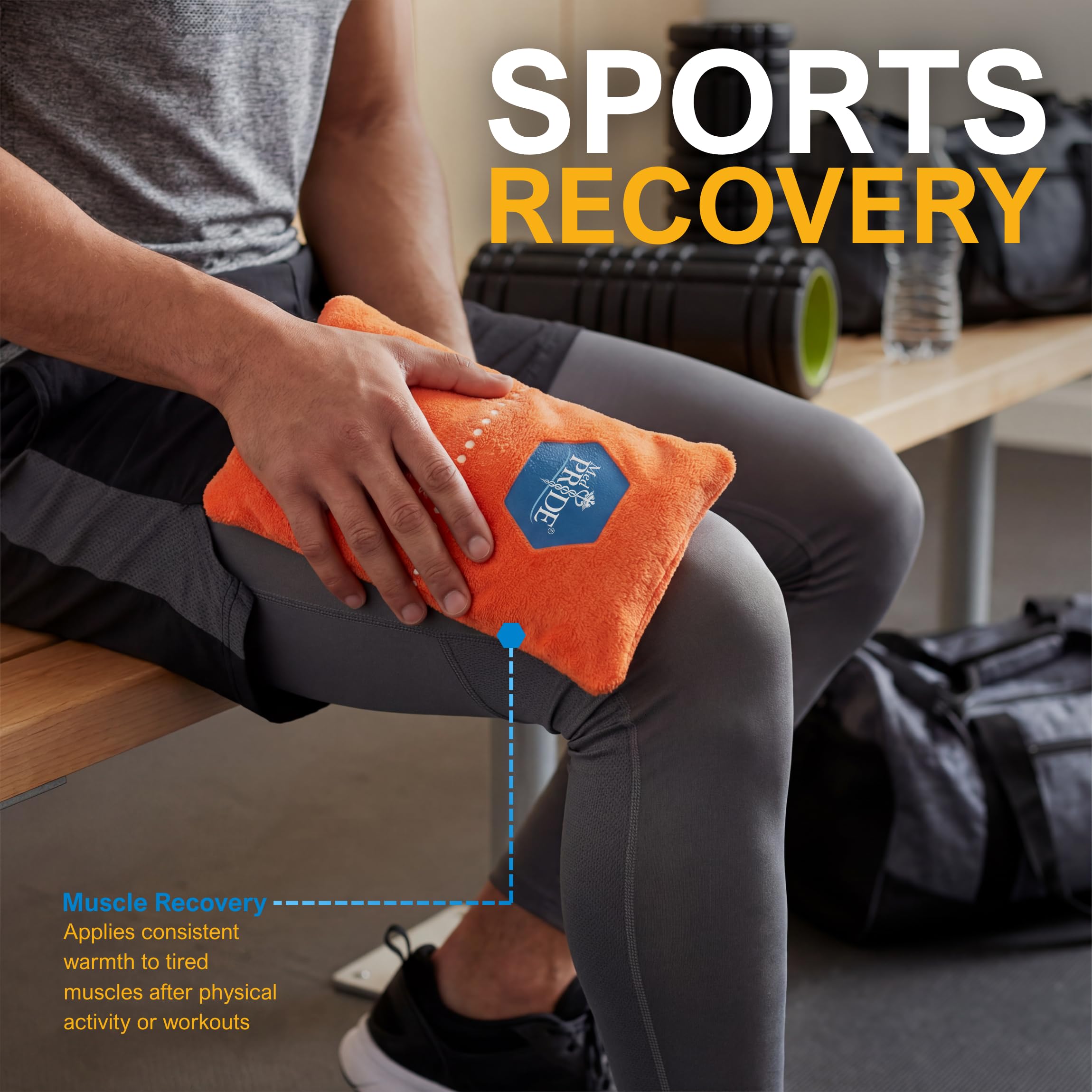 MED PRIDE Instant Hot Packs Disposable for Pain Relief, Activates