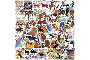 Horse Riding Stickers 50 PCS