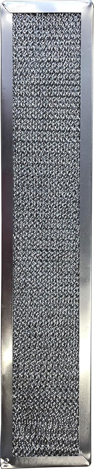 Filter Everything GE Replacement Aluminum Range Filter Compatible with 99010263, WB02X8379, WB2X8379, G-8111 – 6-1/8” x 23-3/8” x 3/32” PTLS – 1-Pack