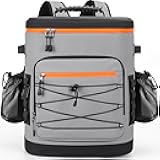 Large 52cans Cooler Backpack, Insulated, Waterproof, Leak Proof, 30L Large Capacity