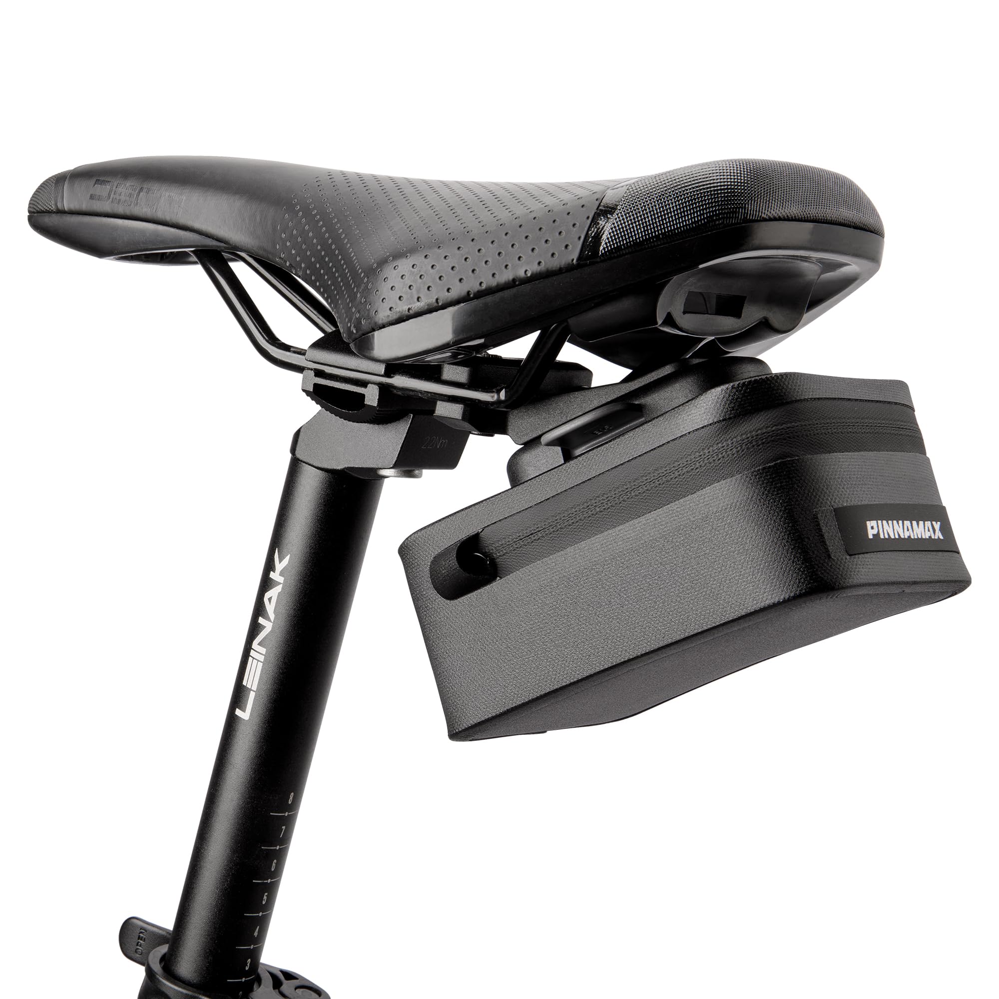 Bike Saddle Bag - Magnetic Quick Release Bicycle Seat Bag - Under Seat Storage Pack for Road, Gravel & Mountain Bikes