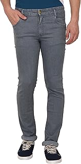 studio nexx Men's Regular Fit Stretch Jeans (Light Grey)-picture-28