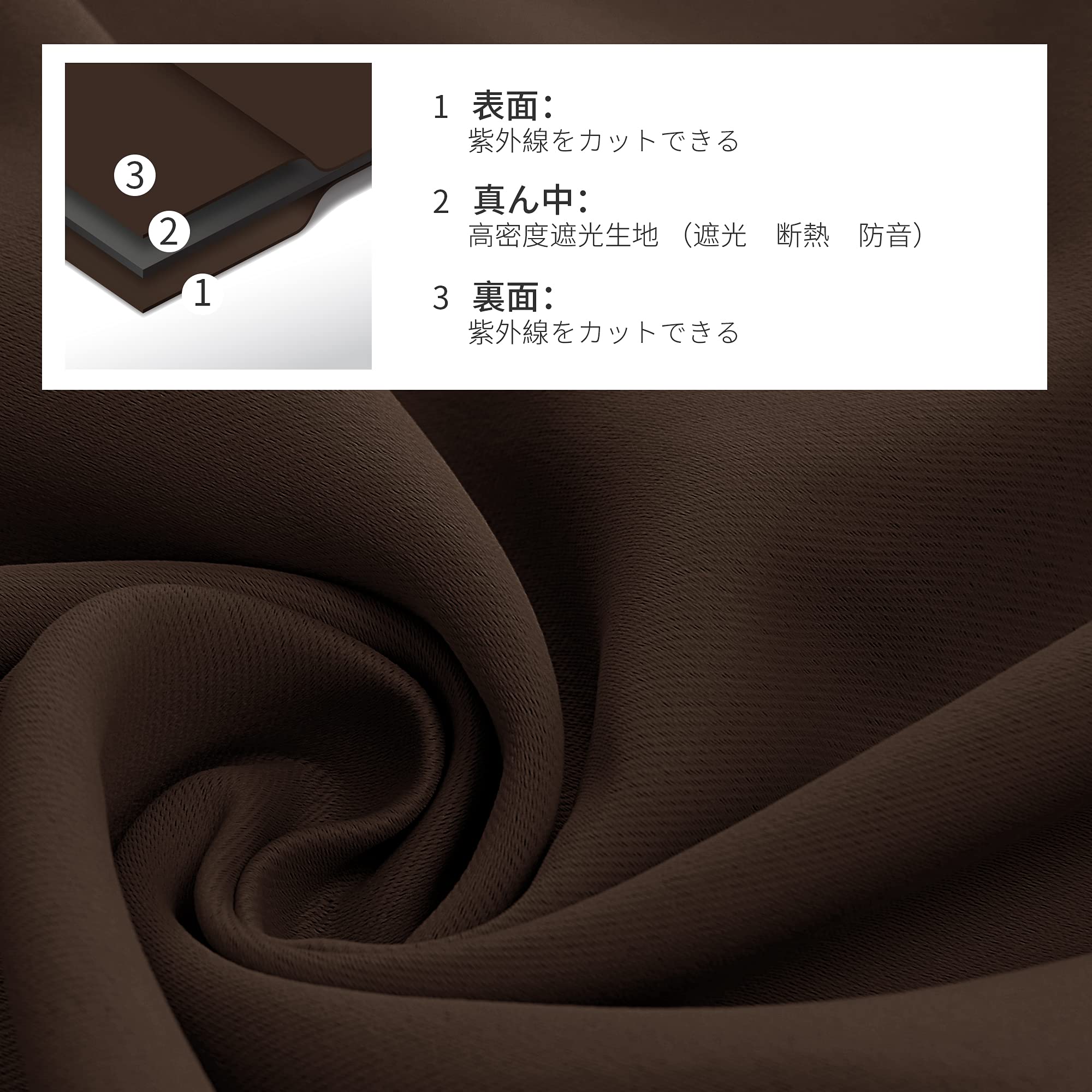 Amazon|Deconovo 遮光カーテン ドレープカーテン 無地 幅200cm丈200cm Amazon|Deconovo 遮光カーテン ドレープカーテン 無地 幅200cm丈200cm