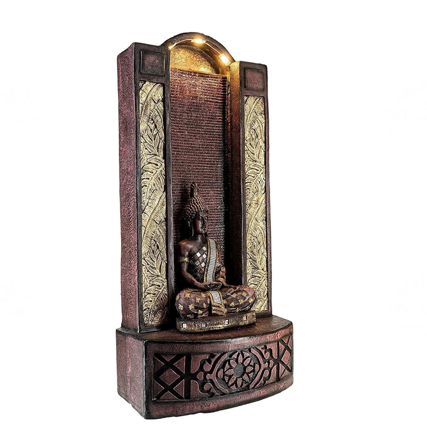 Swarnhouse 4ft Buddha Water Fountain for Home, Office, Garden Decor, Housewarming Item, Home Decor Water Fountain Indoor (Article 5) - Image 4 thumbnail