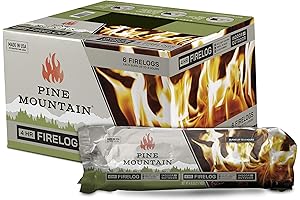 Pine Mountain: Long-Lasting Logs Illuminate Cozy Evenings