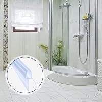 DOPPOSO Ívelt Zuhanykabin Tömítés 2x80cm 4-6mm Üveghez Előformázott 7