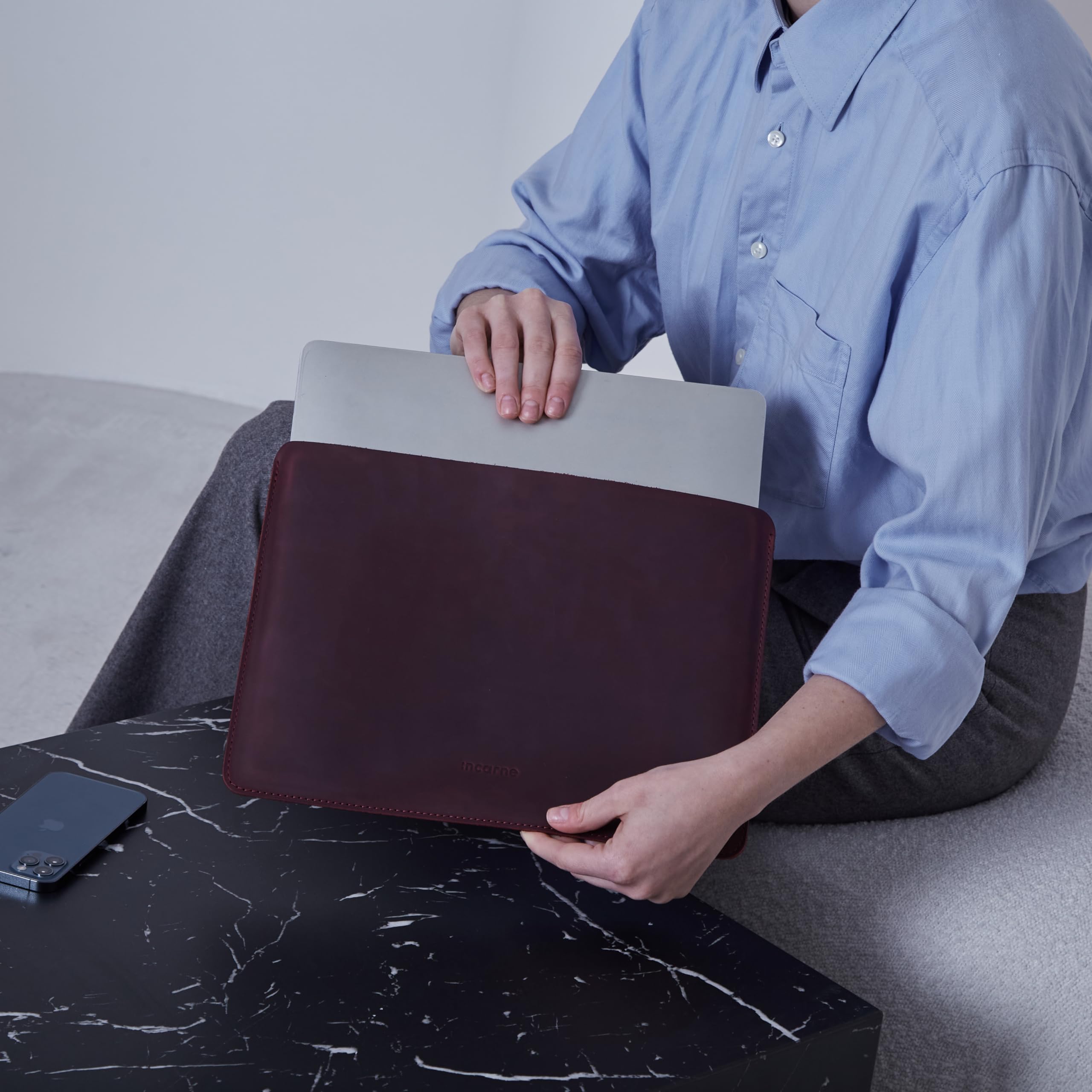 Amazon.com: Laptop Leather Case Made for 16 inch MacBook Pro