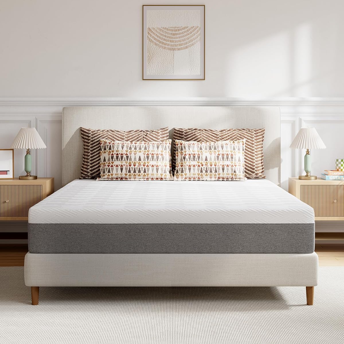 Novilla Queen Size Mattress, 10 Inch Memory Foam Mattress Queen in a Box with Comfort Foam for Contour Support & Motion Isolation & Edge Support, CertiPUR-US Certified