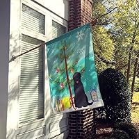 Vista 15 de Caroline's Treasures BB4243GF Bandera de jardín con texto en inglés «Merry Christmas» con texto en inglés «Merry Christmas», bandera decorativa