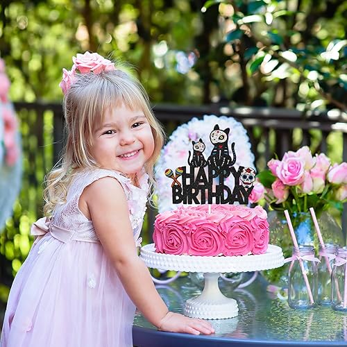 Miniatura 3 de Decoración para pastel de cumpleaños con calavera de azúcar para Halloween, diseño de esqueleto de Halloween, Día de la Muerte, decoración gótica de