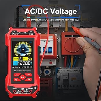 TOOLTOP ET638 Handheld Network Cable Tester 3.2-Inch Color