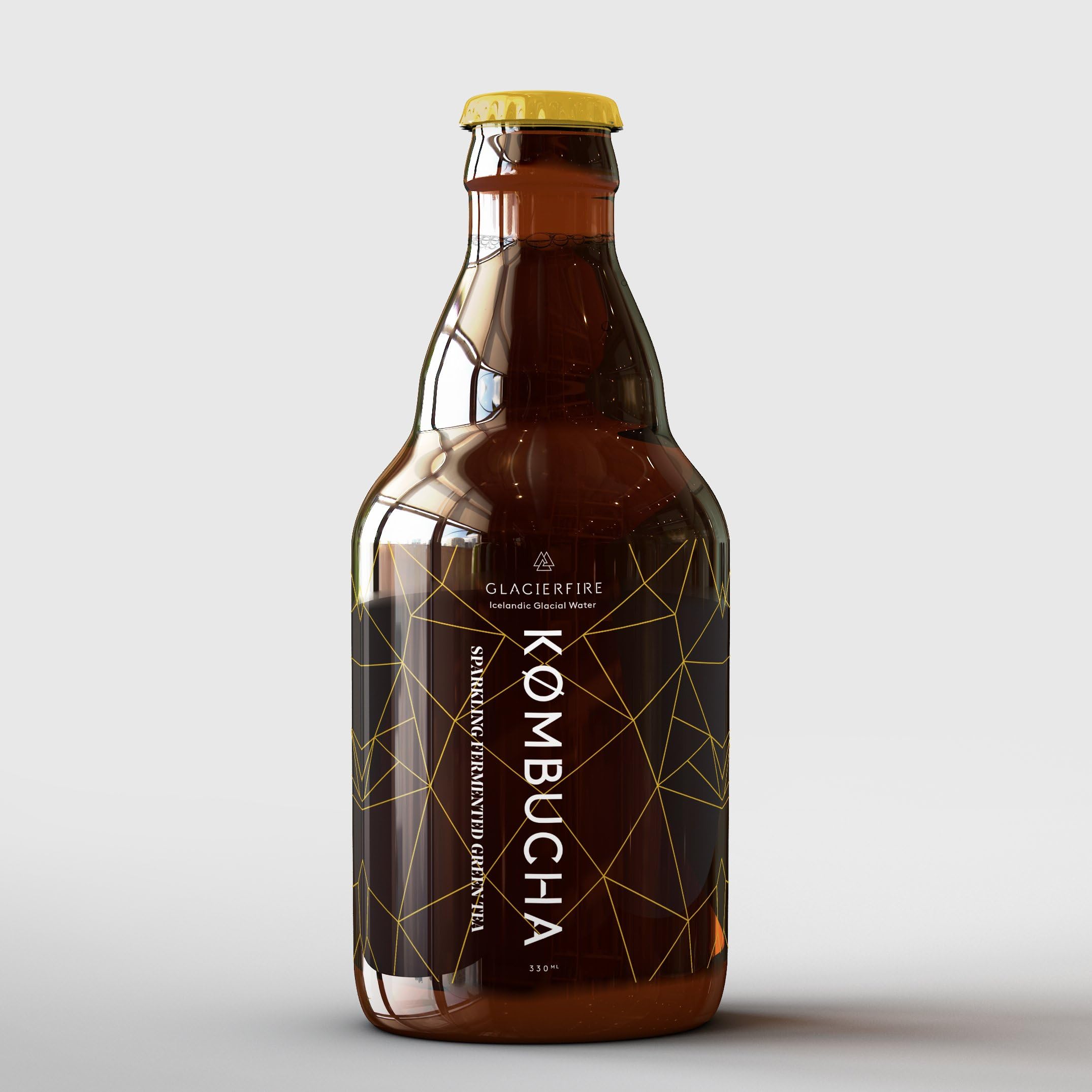 GlacierFire - Icelandic Organic Kombucha - 330ml
