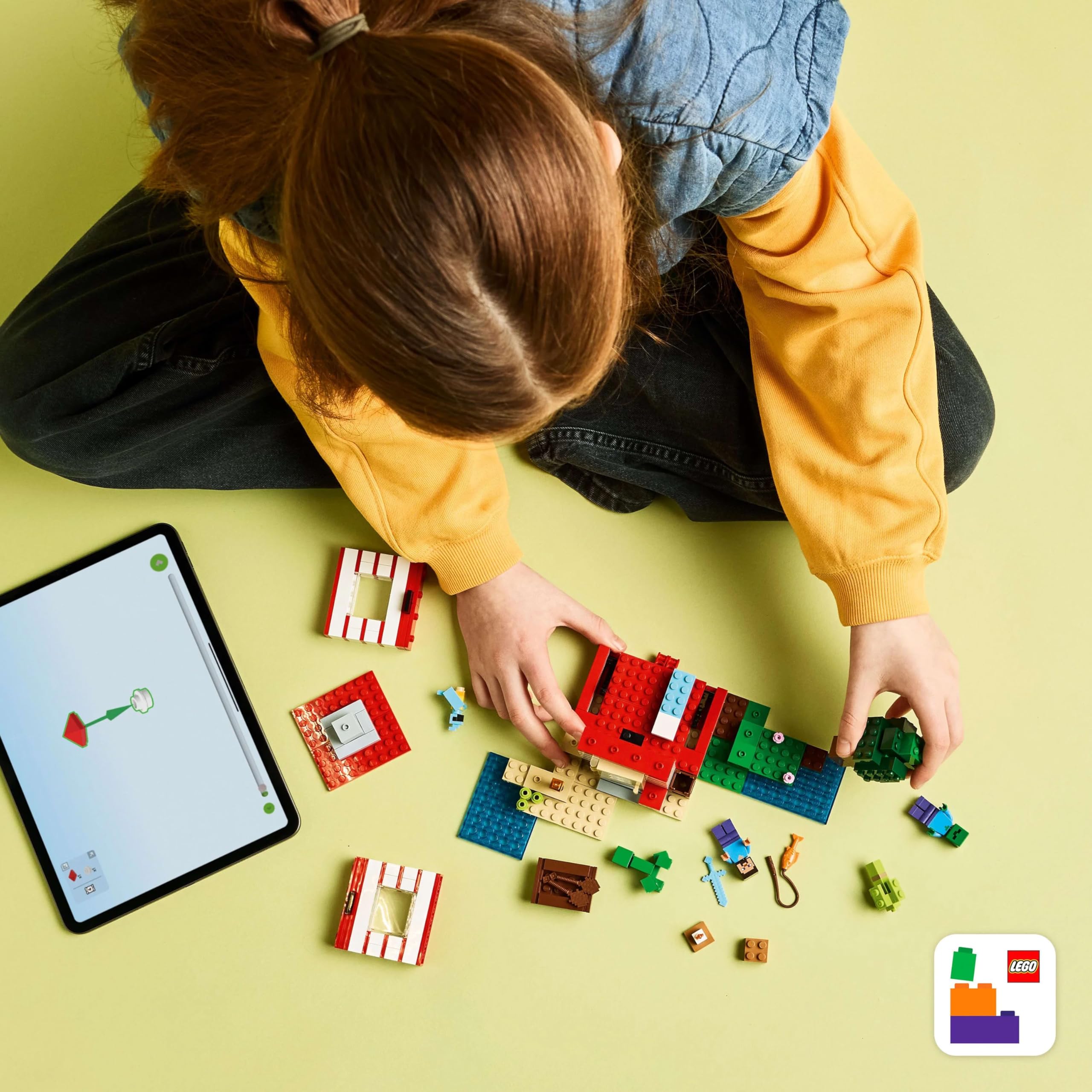 LEGO Minecraft Dom TNT w dżungli, kolekcjonerska zabawka dla dziecka, zestaw konstrukcyjny dla chłopców i dziewczynek, pomysł na prezent dla gamera, dla 8-latków i starszych fanów gry 21275