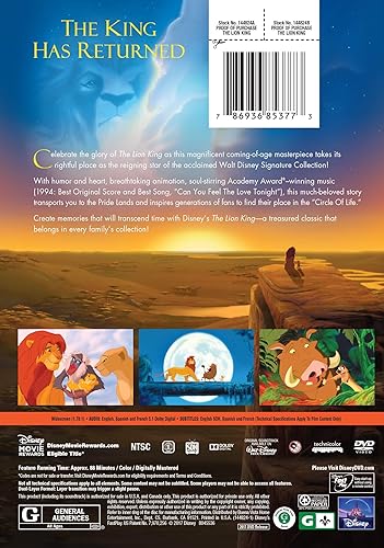Miniatura 2 de El Rey León Signature Collection DVD