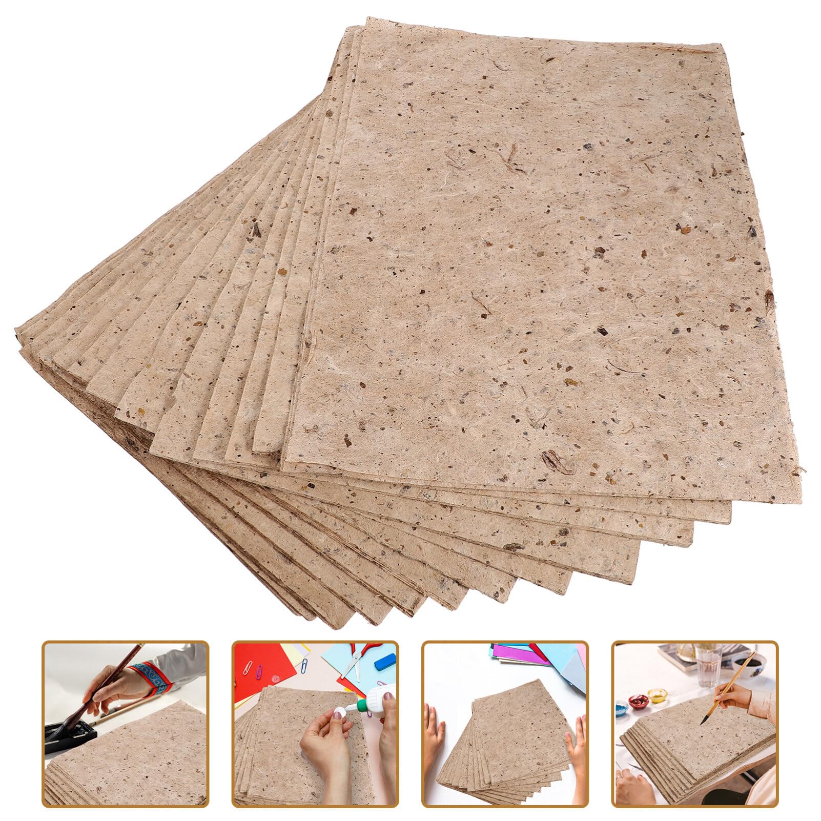 EXCEART 100pezzi Carta Fatta Mano Carta per Calligrafia e Pittura per Decoupage Artigianato e Disegno Tradizionale