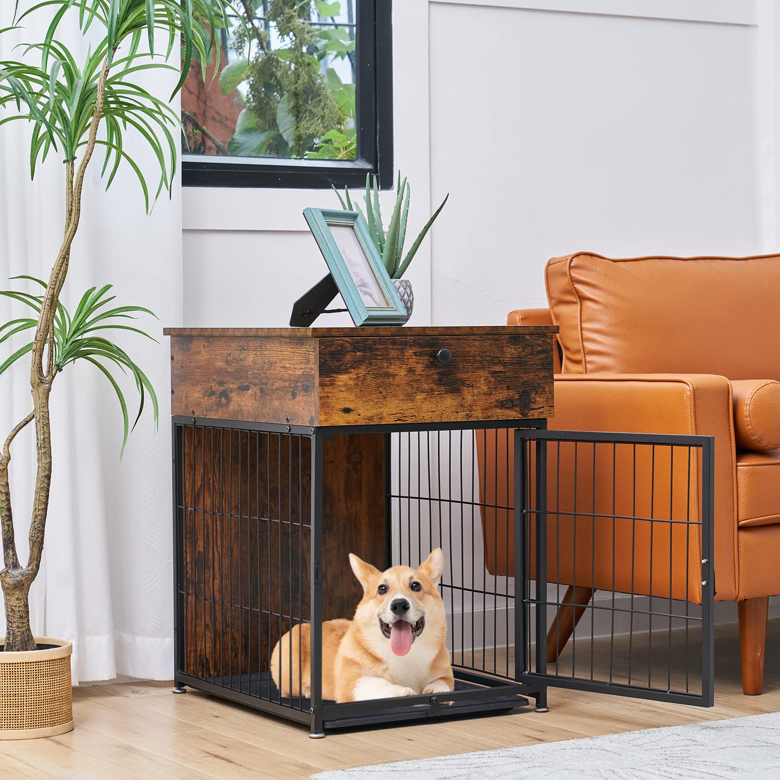 Beautiful view of Small Dog Crate Organization Solutions For Downtown