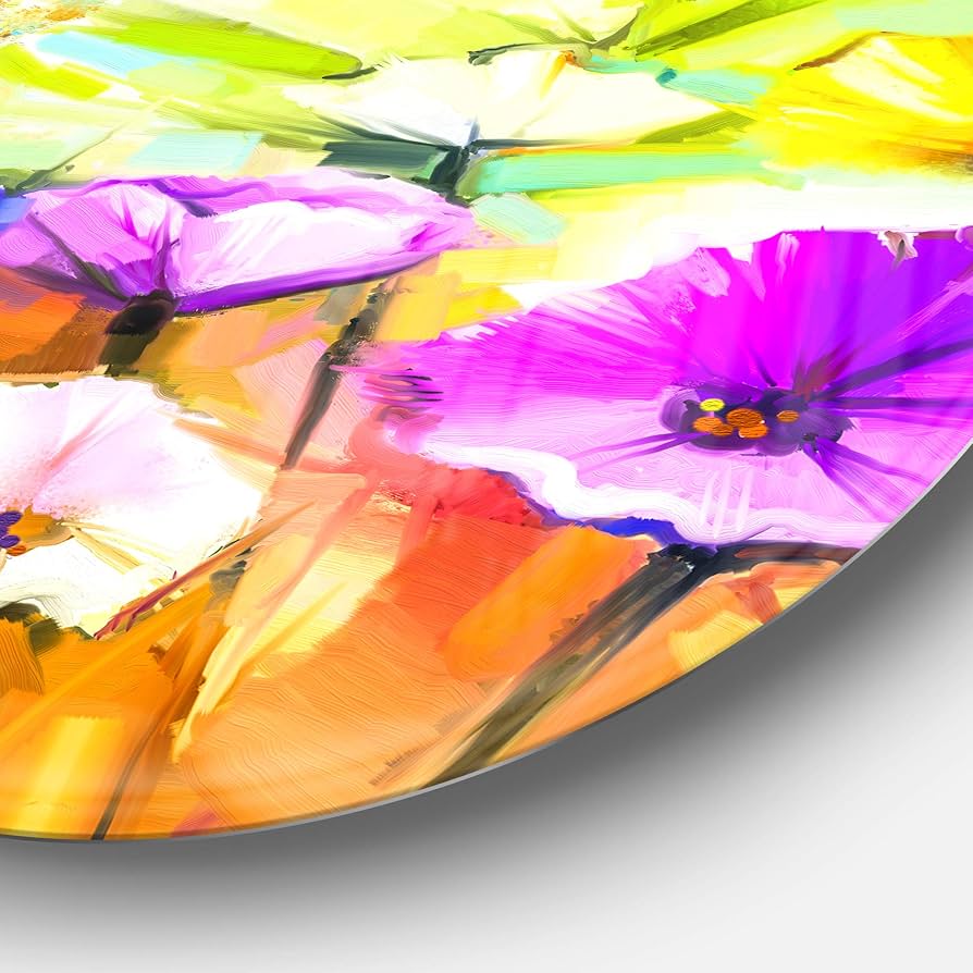 Amazon.co.jp: Designart カラフル ガーベラ 花 絵画 フローラル