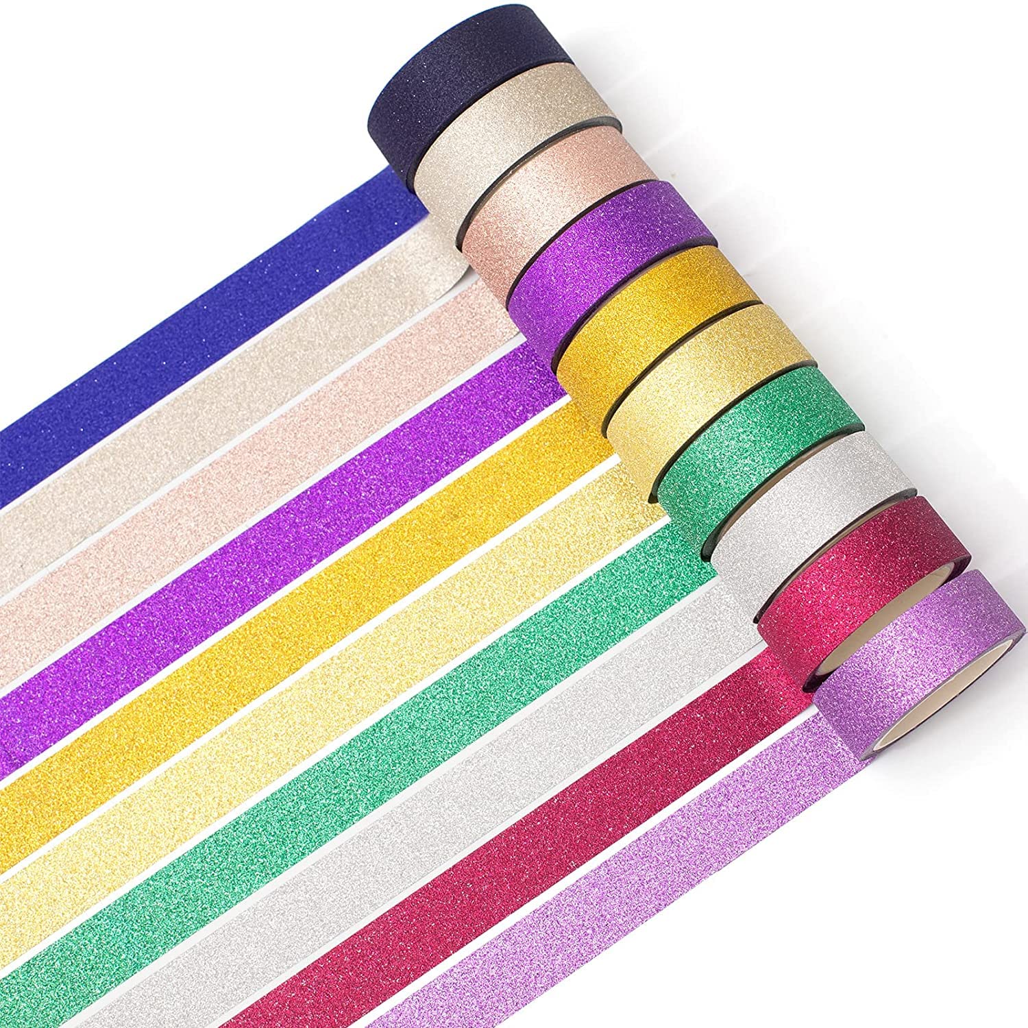 Set 60 Rotoli Washi Tape Sottile Oro - Nastri Decorativi Per Fai Da Te, 3mm X 3m