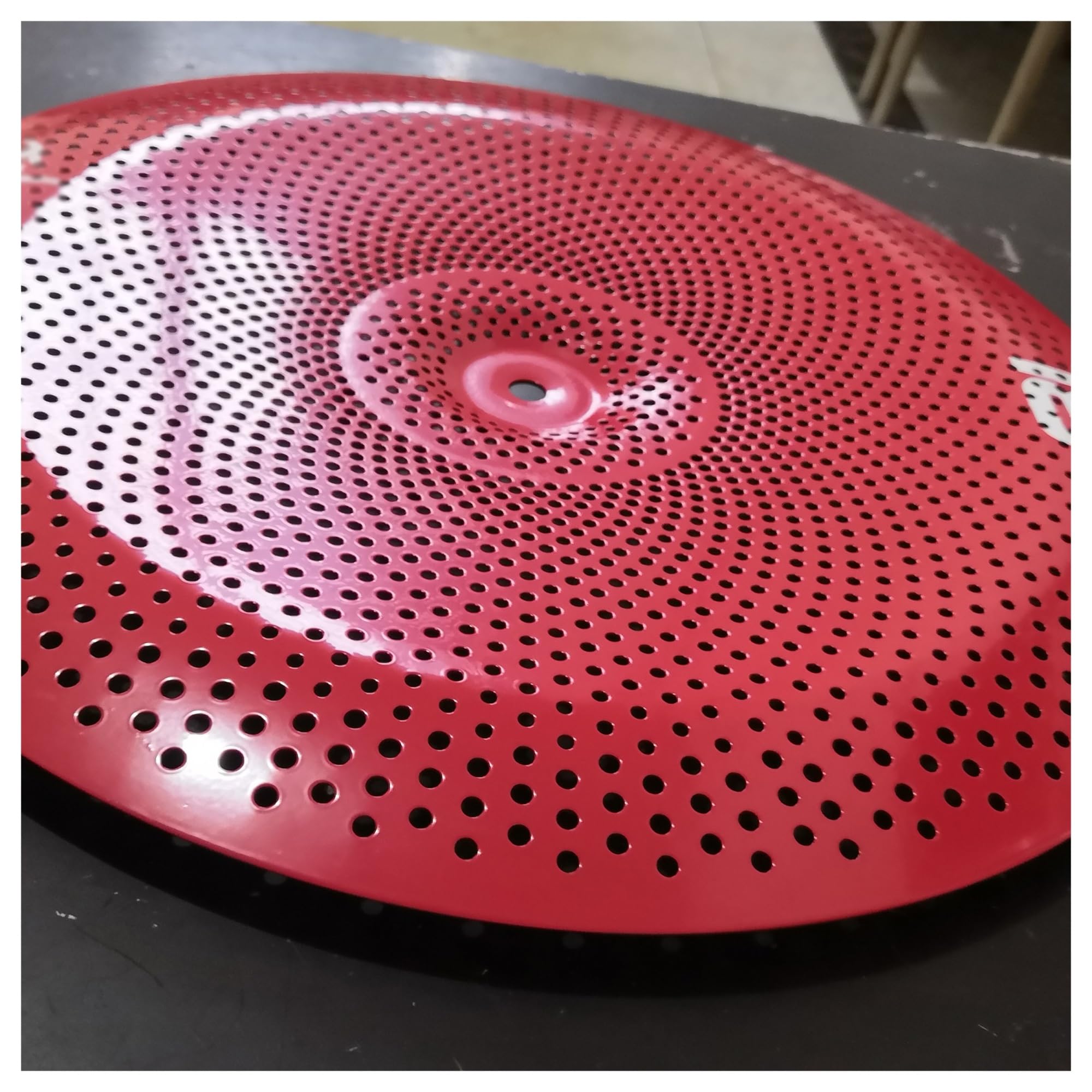 Becken Mit Geringer Lautstärke 18-Zoll-Porzellan-Silent-Dämpfer-Becken Für Üben Becken für Anfänger (Color : 01)