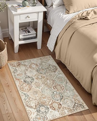 Vista 245 de Lahome - Alfombra de marroquí tejida, alfombra para cocina, pasillo, antideslizante, pasillo para entrada, pasillo de lavadero, dormitorio, 274 x