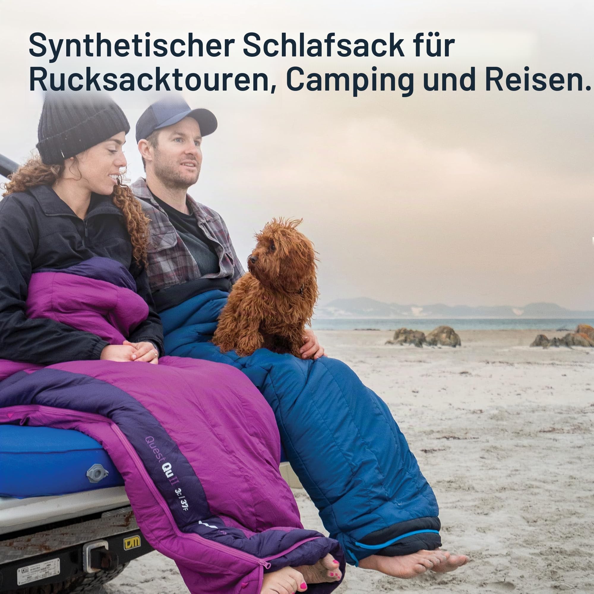 Sea to Summit Trailhead ThII -1 Grad - Kunstfaser Mumienschlafsack, Blau