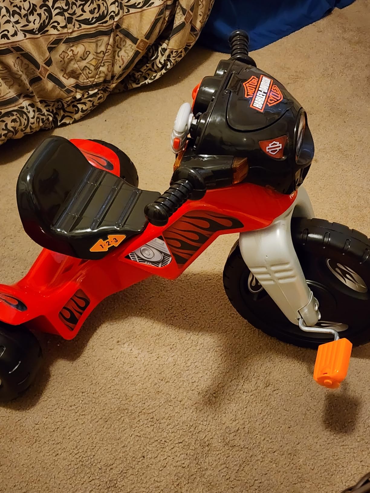 fisher price harley davidson lights and sounds trike