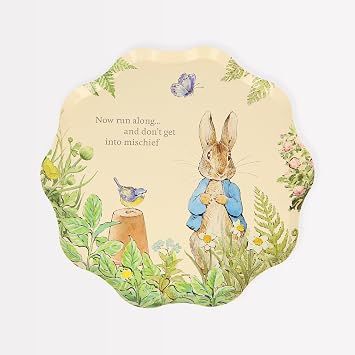Meri Meri Peter RabbitTM Plates Pack of 8
