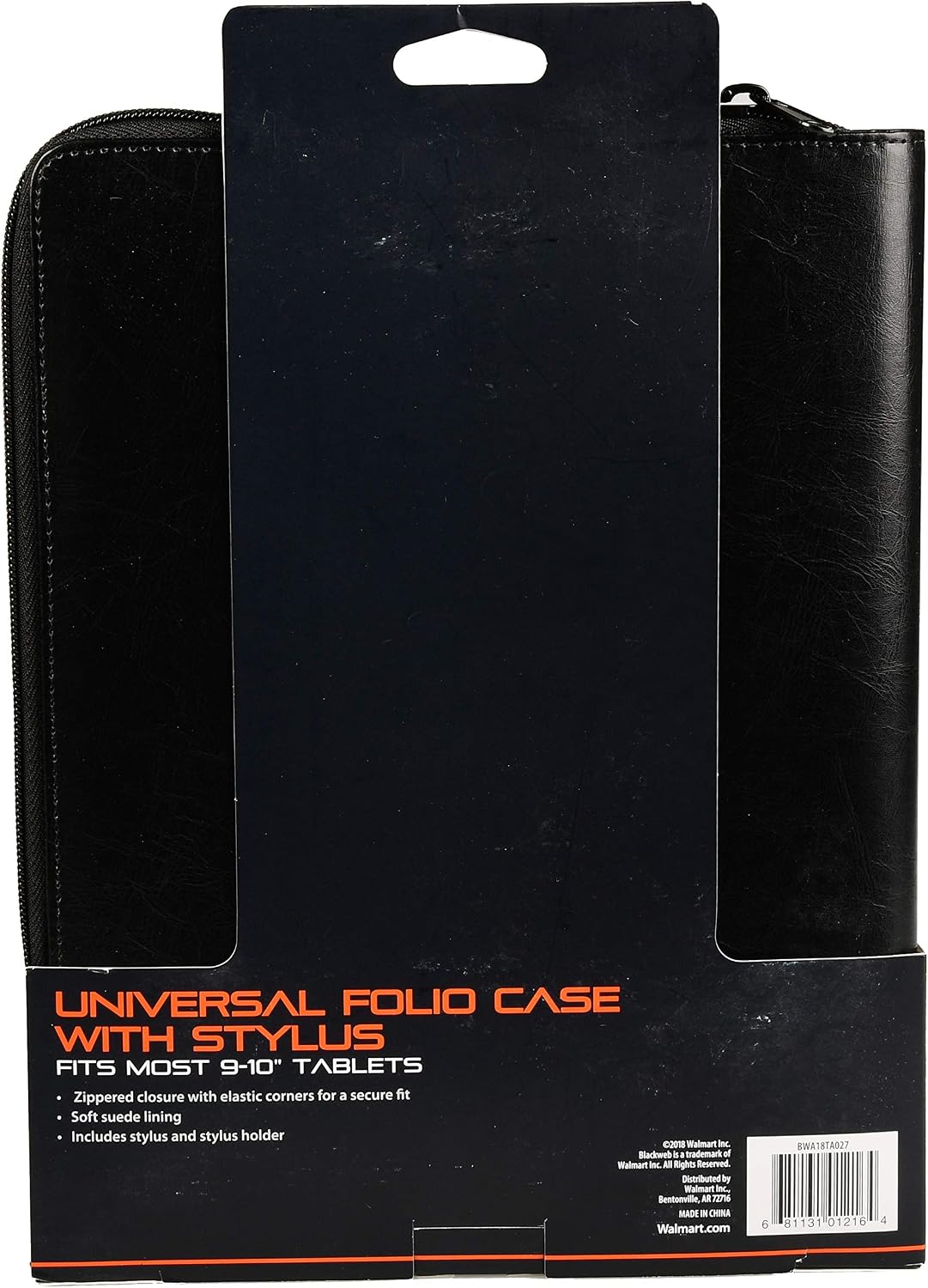 Blackweb 9/10 inch Tablet Case with Stylus, Black - High Quantity