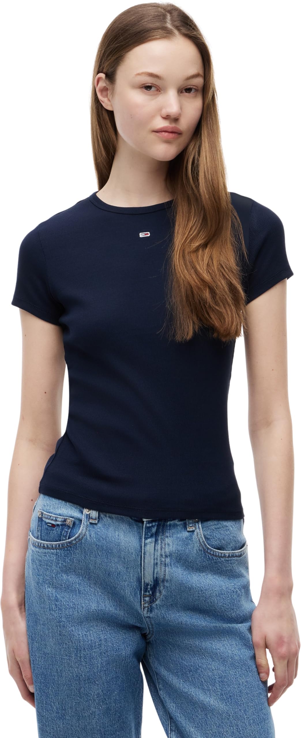 Tommy Jeans  T shirt TJW SLIM ESSENTIAL RIB SS  (women)