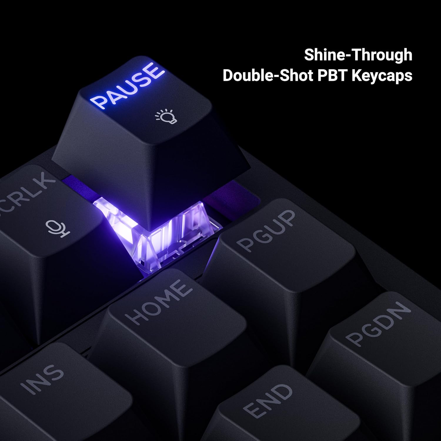 JamesDonkey J4 Wireless Mechanical Keyboard - 80% Layout(87 Keys)Banana Switch, QMK RGB Backlit, 2.4G/Bluetooth/USB-C, Double-Shot Cherry PBT Keycaps, 3750mAh Battery, Mac/Win/Linux Compatible - Black