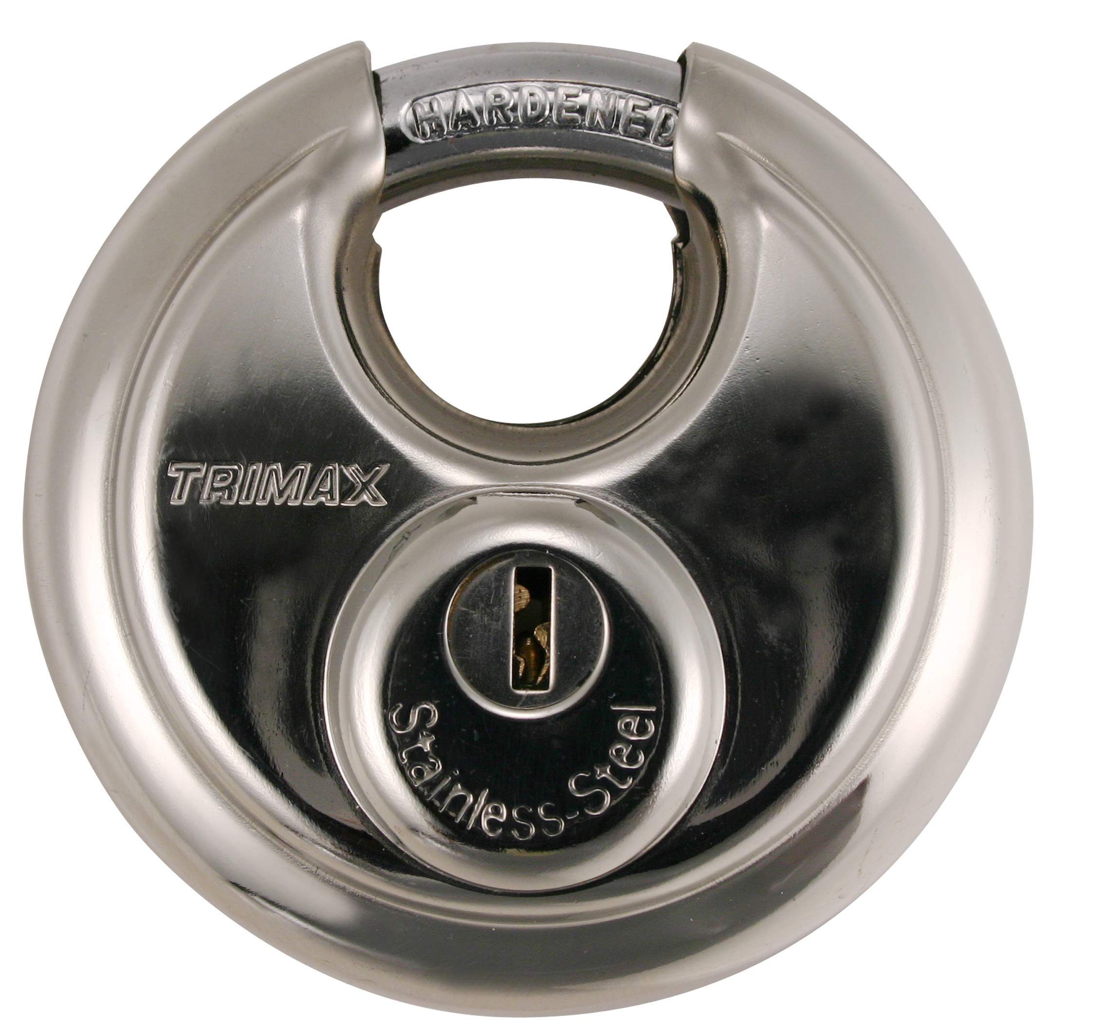 TrimaxTRP170 Stainless Steel 70mm Round Pad Lock - 10mm Shackle