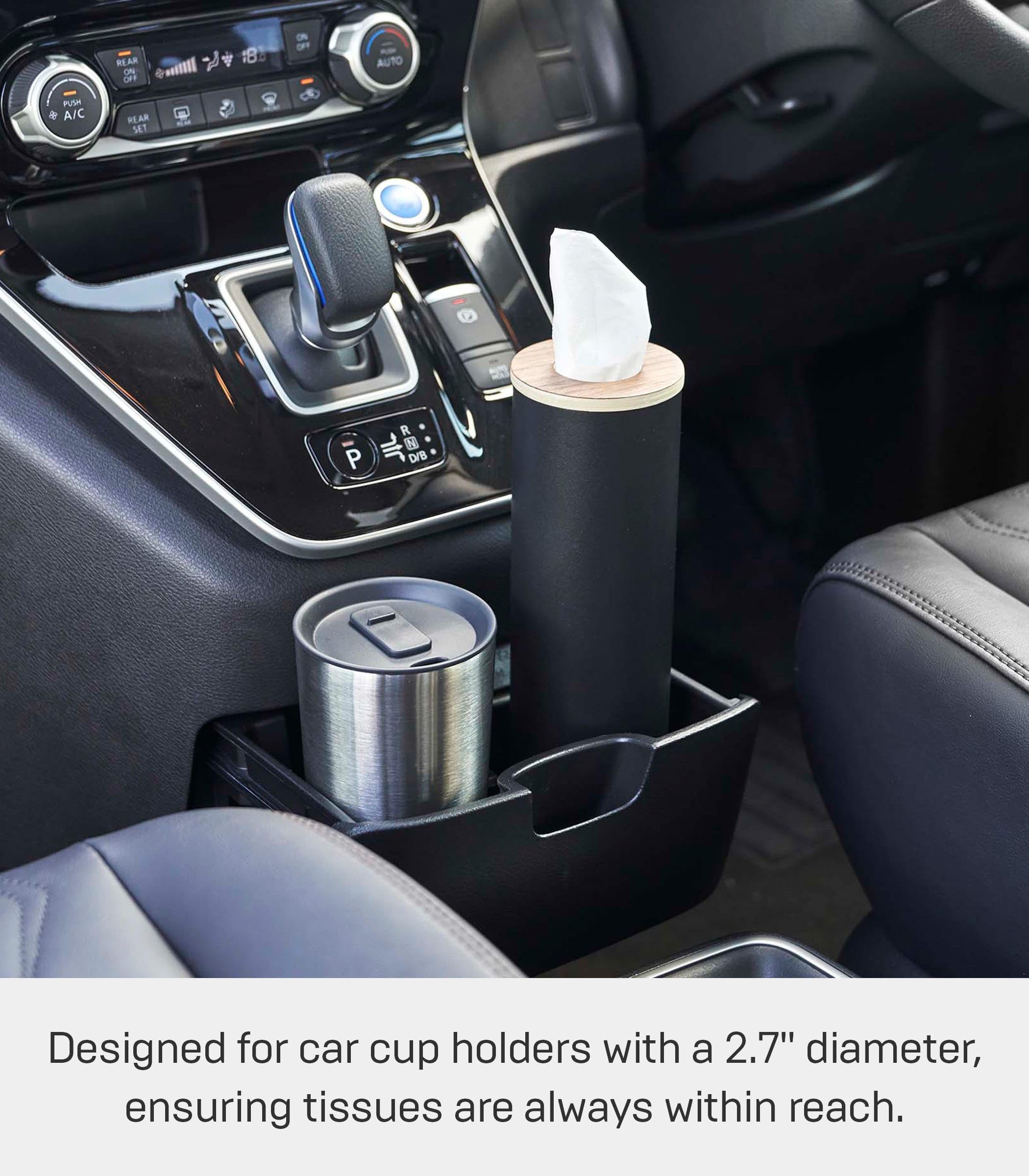 Amazon.com: Yamazaki Home Rin Reusable Round Tissue Case, Car