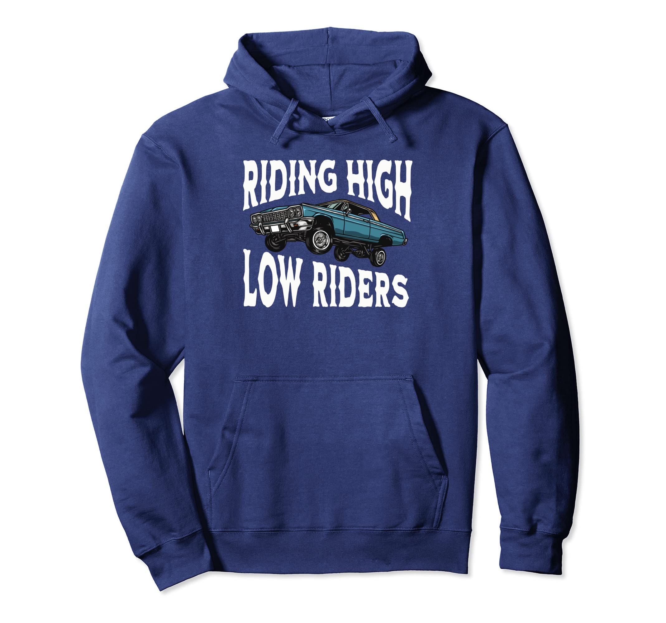 Low Rider Car Street Lowrider Old School for Men Women Pullover Hoodie