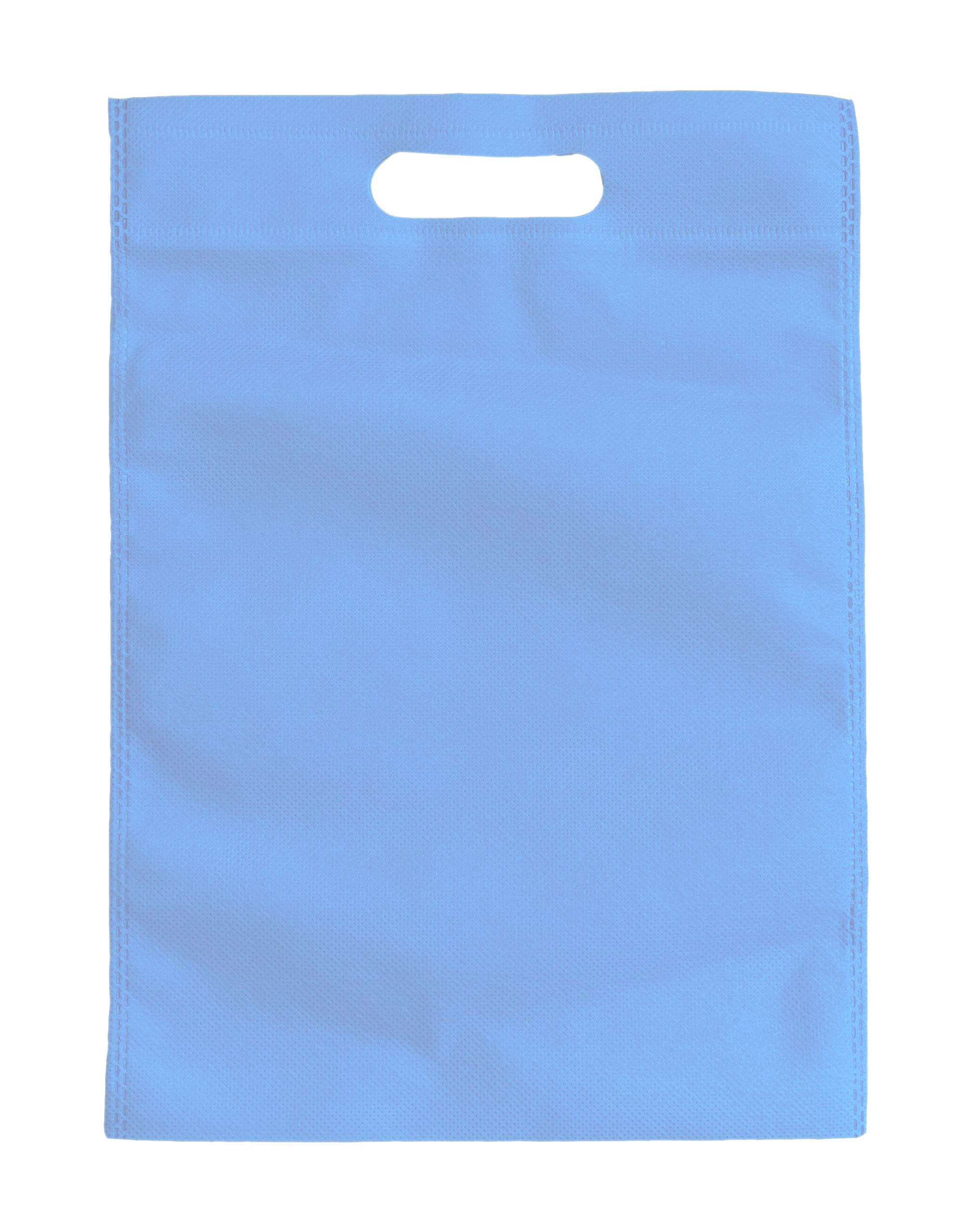 200 Carrier bags 25cm x 35cm Merchandise bags Non-woven fabric shopping bags environmentally friendly, Reusable - Blue colour