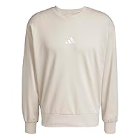 adidas Homme Essentials FEELCOZY French Terry Sweatshirt, Wonder Alumina/White