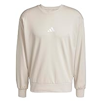 Adidas Homme Essentials FEELCOZY French Terry Sweatshirt, Wonder Alumina, White, S