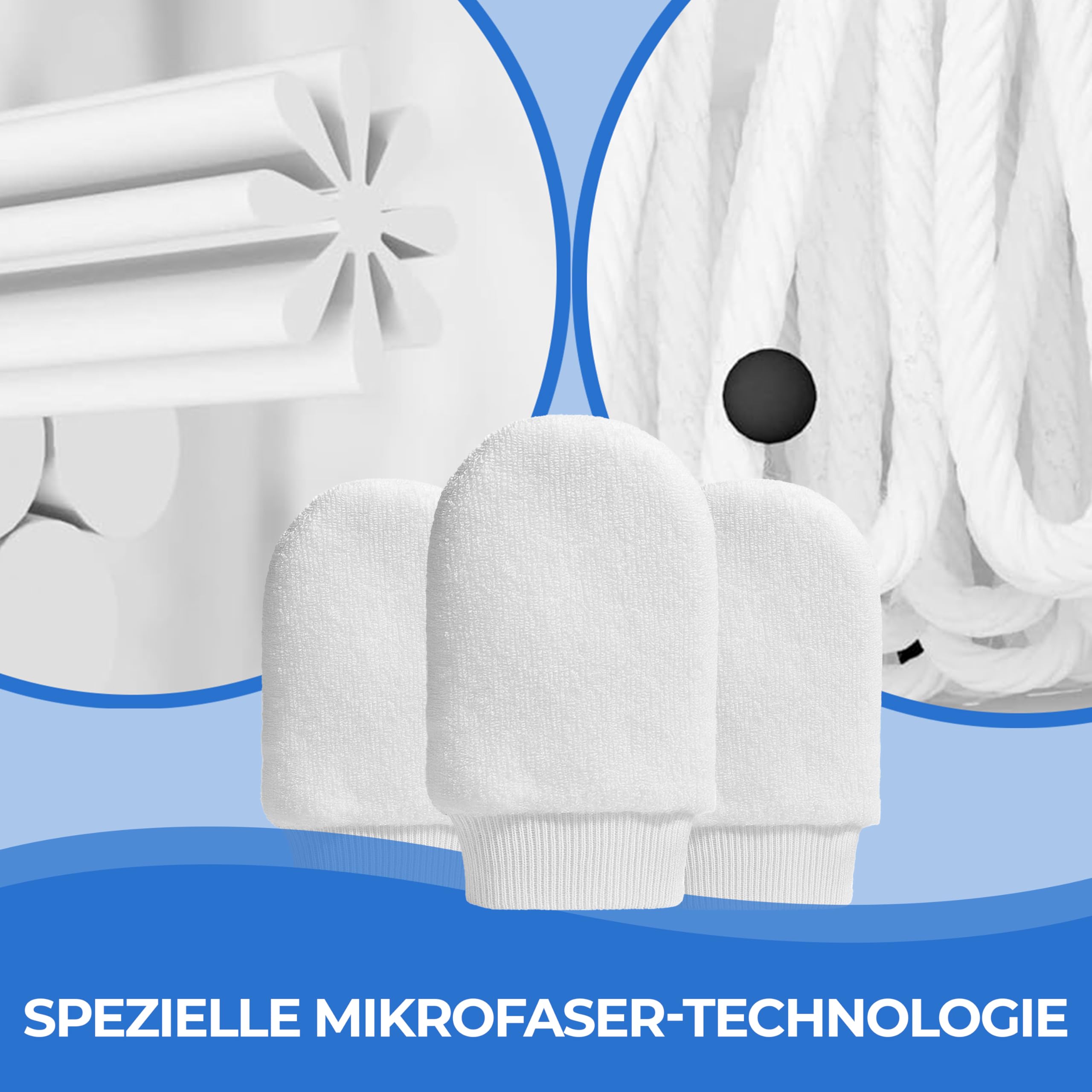 Silva Waschbare Abschmink- & Reinigungspads 5er Set – Mikrofaser Abschminkpads wiederverwendbar – Make-up Entferner Tücher für Gesicht & Augen – Hautschonend & Umweltfreundlich