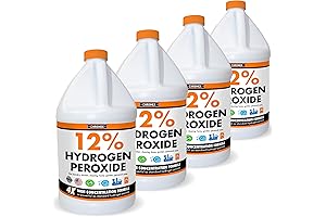 Hydrogen Peroxide 12 Percent Food Grade, 4X Power Concentrated Solution