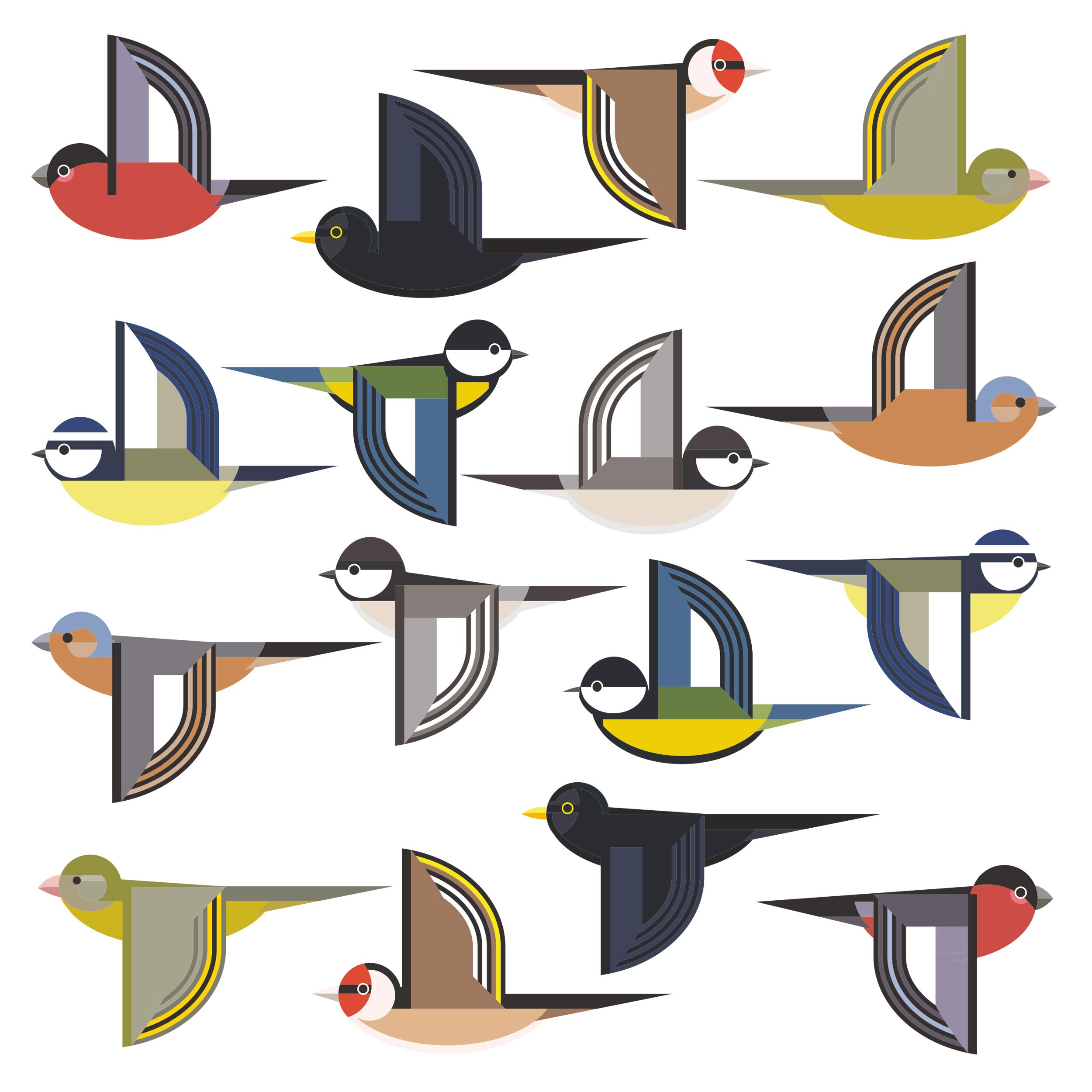 Autocollants de protection oiseaux pour fenêtres recto-verso anti-choc en verre