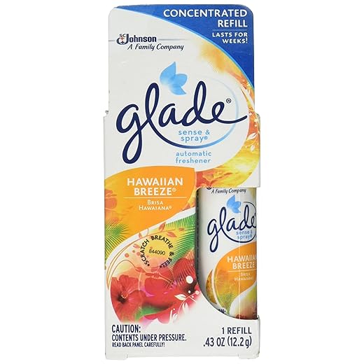 Glade Sense & Spray Refill-Hawaiian Breeze-0.43 oz. (Pack of 4)