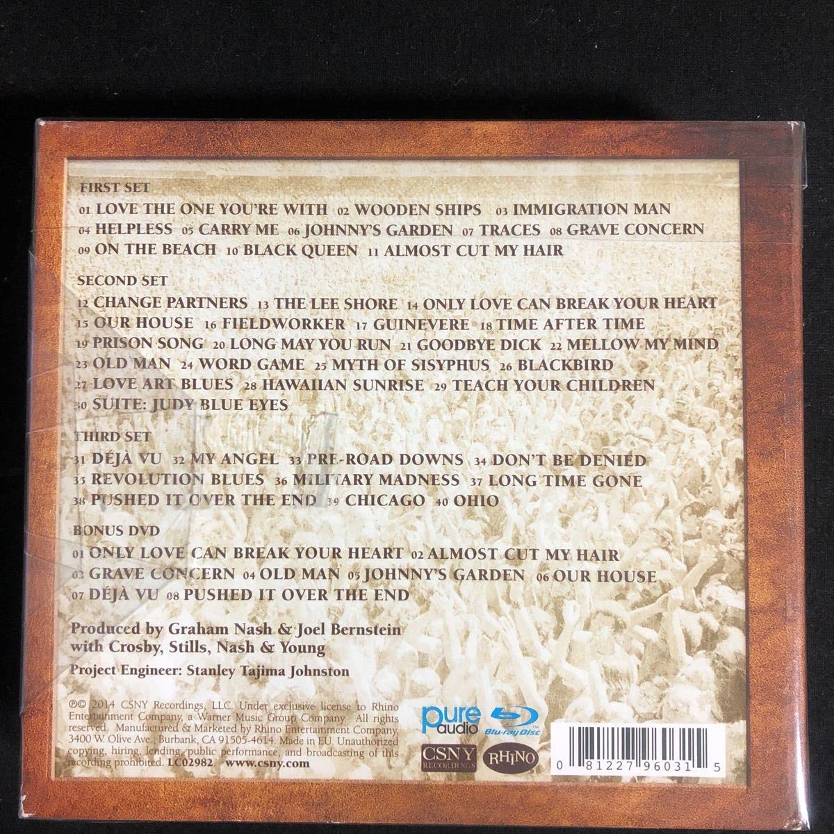 Amazon.co.jp: Blu-ray Audio＋DVD！Crosby,Stills,Nash & Young/CSNY