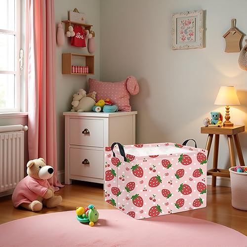 Miniatura 48 de HIYAGON Cesta de almacenamiento para niños, cesta de regalo para bebé, cesta de regalo, cesta organizadora de juguetes lindos, caja rectangular