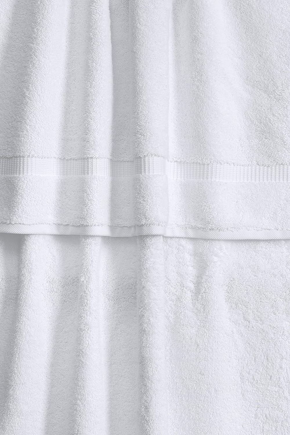 SALBAKOS - Premium 1 Piece Bath Towel Set, Made with 100% Turkish Cotton, Quick Drying, Highly Absorbent & Comfy Towels for Spa & Hotel | 27"x54" (White) 4 Bath Towels White