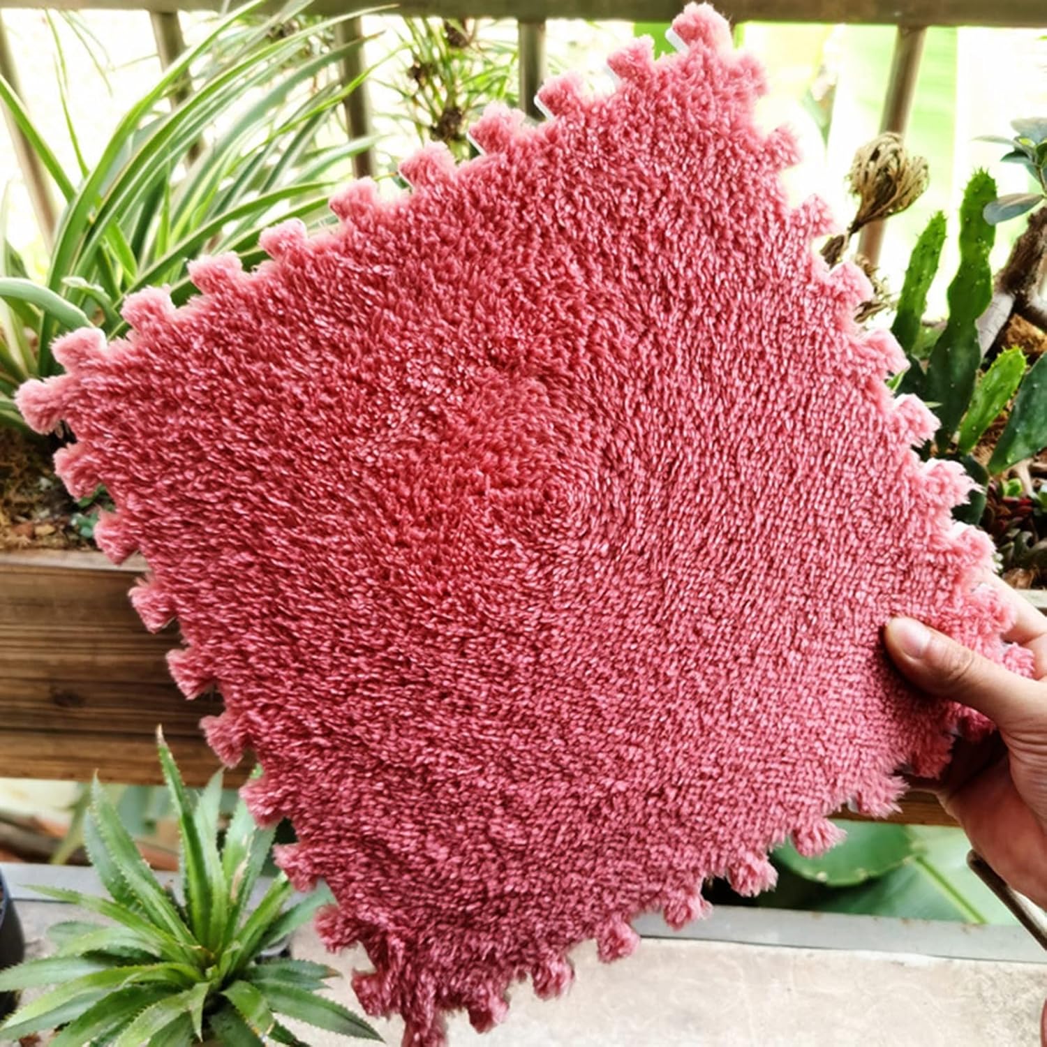 10 Pieces of Interlocking Foam Floor Tiles, Fluffy and Soft Floor Mats