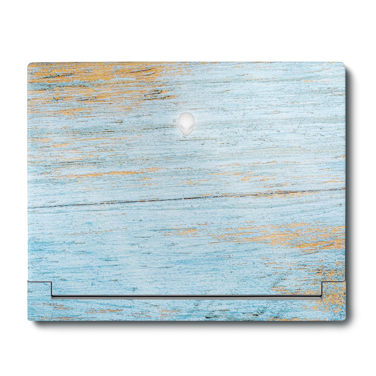 MightySkins Glossy Glitter Skin Compatible With Alienware X16 R1 (2023) Full Wrap Kit - Distressed Wood | Protective Durable High-Gloss Glitter Finish | Easy To Apply &amp; Change Styles | Made in the USA