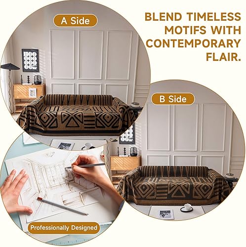 Vista 240 de VClife - Funda para sofá de 2 plazas o modular, de felpilla, antideslizante, lavable, apta para perros, protectora, caqui, 71 x 118 pulgadas 0 0