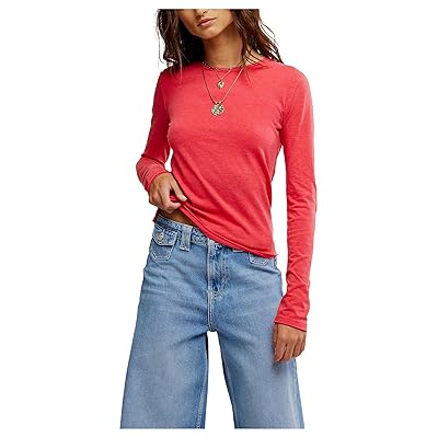 Free People Nova T Shirts Long Sleeve Women
